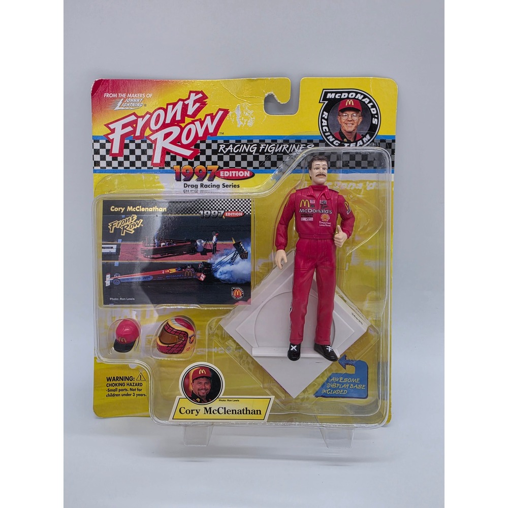 Front Row 1997 Cory McClenathan McDonalds Drag Racing Action Figure Johnny Light - Picture 6 of 12